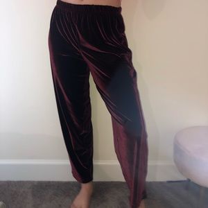 Pants - Purple velvet pants Pants - Purple velvet pants